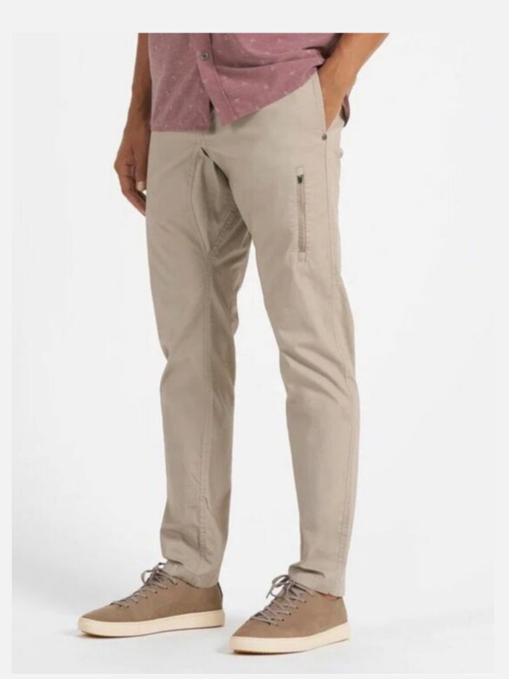 Vuori Men's Ripstop Climber Pant In Sesame SIZE MEDIUM
